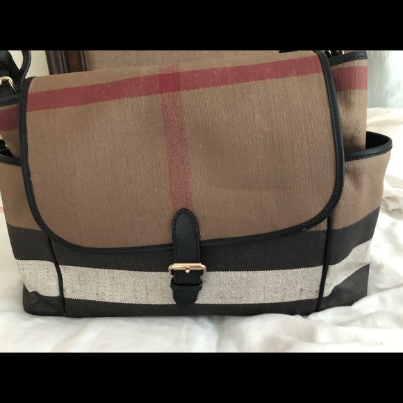 Burberry diaper bag